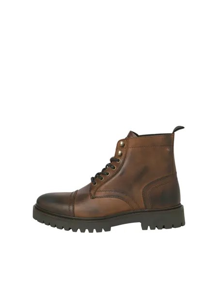 Ботинки JACK & JONES Lace-Up Boots JFWenzo, коричневый