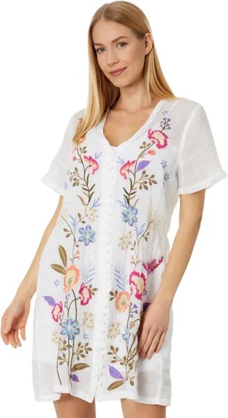Топ Johnny Was Nila Easy Breezy Tunic, белый