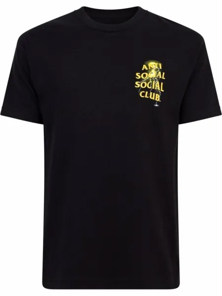 Anti Social Social Club футболка Twista с короткими рукавами, черный