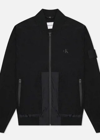 Мужская куртка бомбер Calvin Klein Jeans Technical, цвет чёрный, размер L