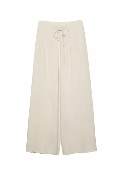 Тканевые брюки WIDE WITH ELASTIC WAISTBAND Stradivarius, цвет Stone