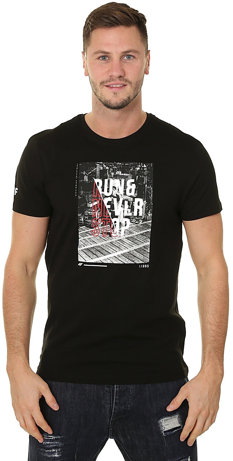 Футболка мужская 4F MEN'S T-SHIRTS черная M
