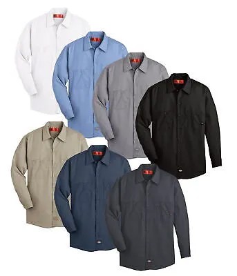 Мужская рабочая рубашка с длинным рукавом Dickies Industrial Pocket L535 - Выберите размер и цвет