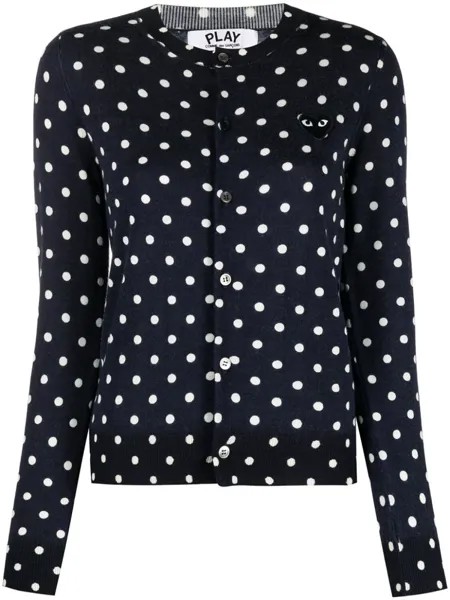 Джемпер в горох Comme Des Garçons, синий