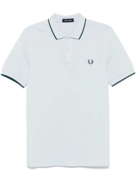 Fred Perry рубашка поло с вышитым логотипом, синий