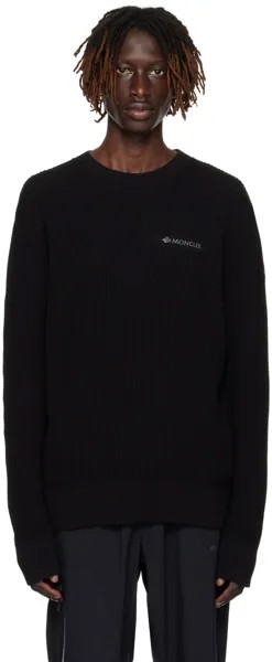 Moncler Черный вязаный свитер