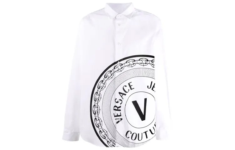 Versace Jeans Couture Мужская рубашка, белый