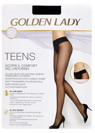 Колготки Golden Lady Teens Vita Bassa 20 den, размер 2-S, nero (черный)
