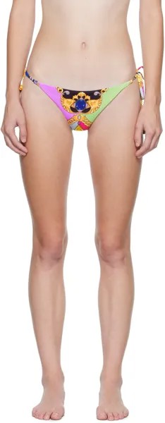 Разноцветные плавки бикини в стиле барокко Versace Underwear