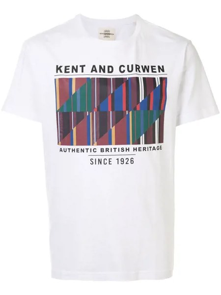 Kent & Curwen футболка с графичным принтом