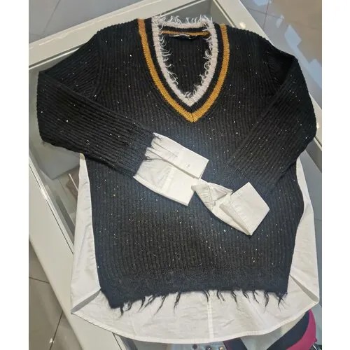 Пуловер Luisa Cerano, размер 38, белый
