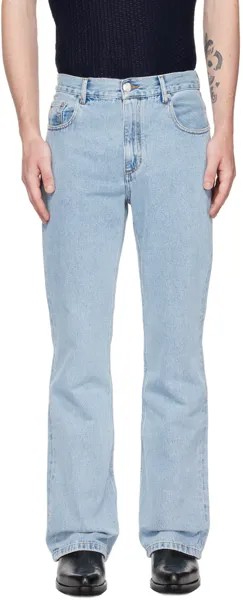 Синие джинсы-клеш Ernest W. Baker