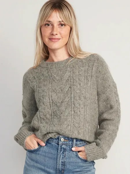 Свитер вязаной вязки Old Navy в крапинку, размер 3X
