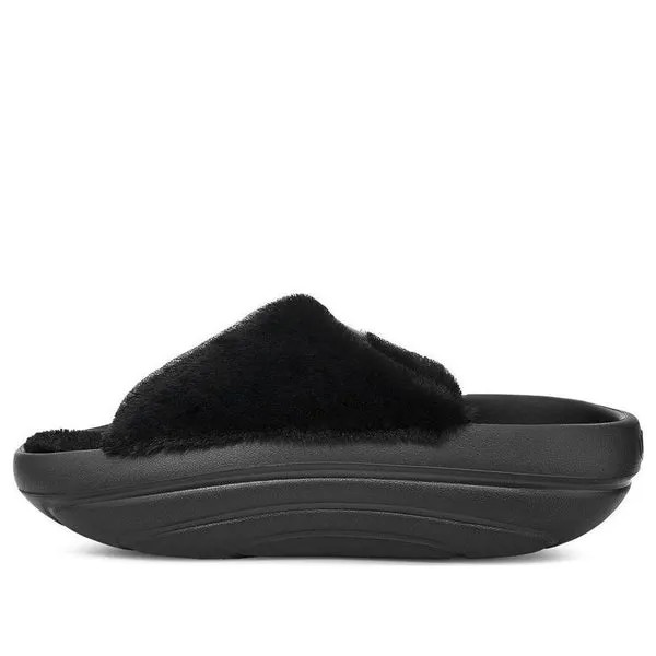 Тапочки из пеноматериала плюшевые слайды Ugg, черный