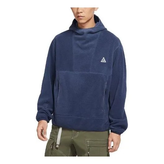 Толстовка Men's Nike ACG PolartecWolf Tree Casual Sports Fleece Pullover Blue, синий
