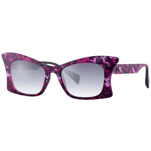 Солнцезащитные очки Italia Independent, бабочка, оправа: пластик, для женщин, розовый