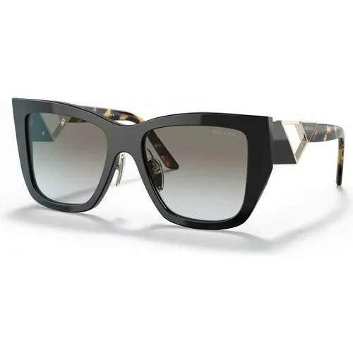 Солнцезащитные очки Prada, черный, серый