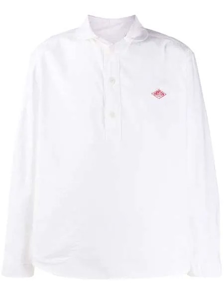 Danton рубашка с воротником на пуговицах и логотипом