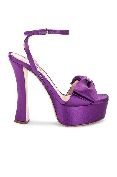 Туфли Miu Miu Bow, цвет Viola