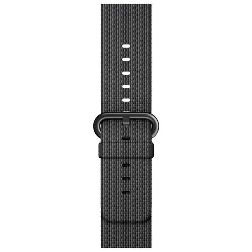Ремешок нейлоновый Black Woven Nylon (Чёрный) Apple Watch 42mm (44mm; 45mm) MM9Y2ZM/A