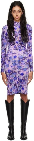 Пурпурное мини-платье Gram Isabel Marant