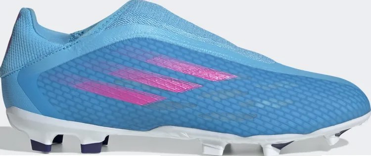 Мужские бутсы Adidas X Speedflow 3 Laceless FG, голубой