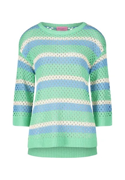 Свитер крупной вязки с полосками BETTY BARCLAY, цвет Patch Green Blue