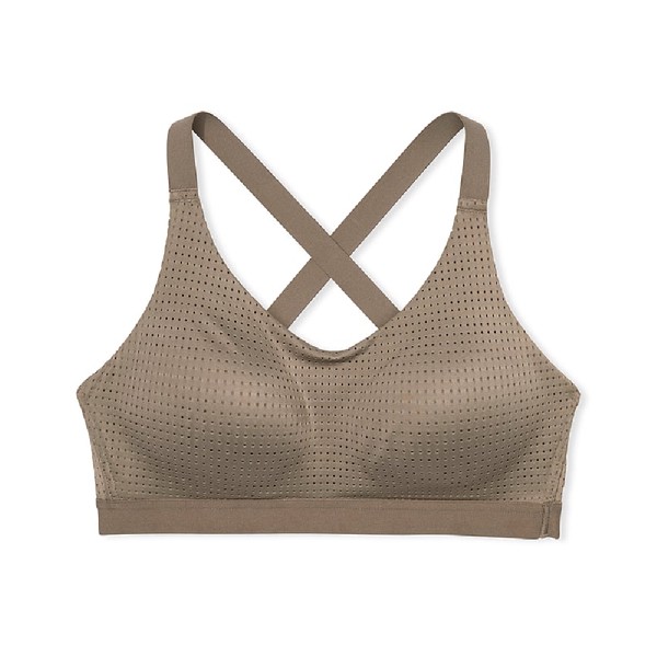 Топ спортивный Victoria's Secret Lightweight Mesh, оливковый