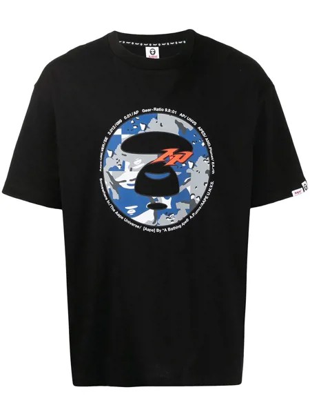 AAPE BY *A BATHING APE® футболка с графичным принтом