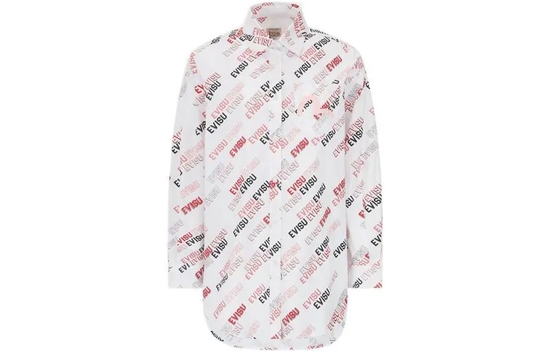 Рубашка женская белая Evisu