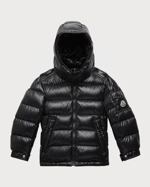 Детская куртка-пуховик Moncler Maya, цвет 999 Black