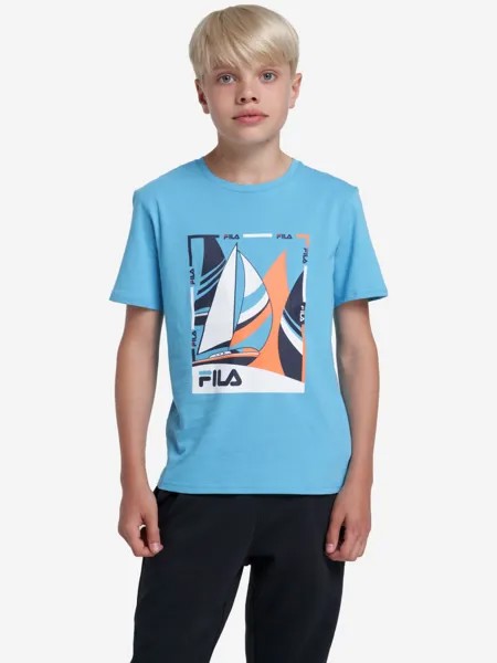 Футболка для мальчиков FILA, Голубой