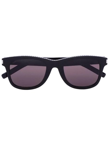 Saint Laurent Eyewear декорированные солнцезащитные очки