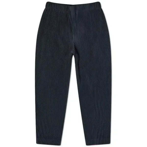 Зауженные брюки Homme Plissé Issey Miyake Tapered Jf117, металлический серый