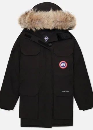 Женская куртка парка Canada Goose Expedition, цвет чёрный, размер XS