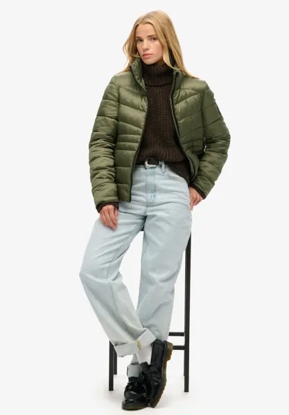 Зимняя куртка FUJI QUILTED PADDED Superdry, зеленый
