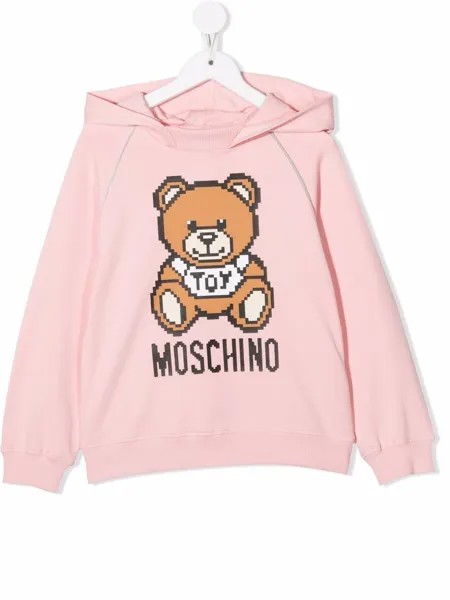 Moschino Kids худи с принтом Teddy Bear
