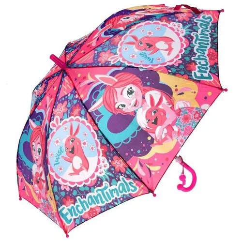 Зонт-трость Играем вместе, розовый, фиолетовый
