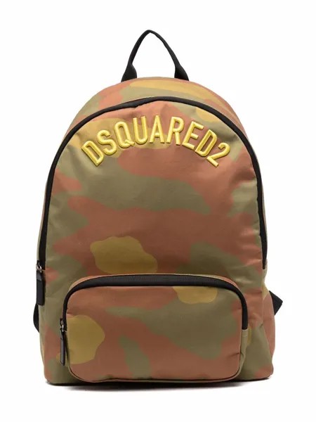 Dsquared2 Kids рюкзак с камуфляжным принтом и вышитым логотипом