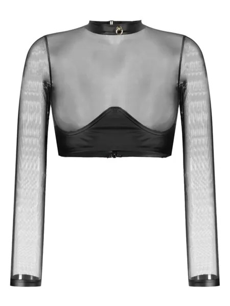 Maison Close топ Chambre Noire с длинными рукавами, черный