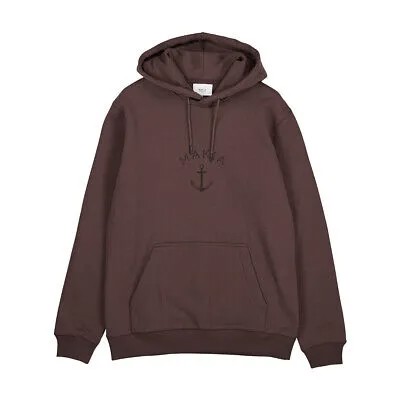 Makia Folke Hoodie Men темно-коричневый