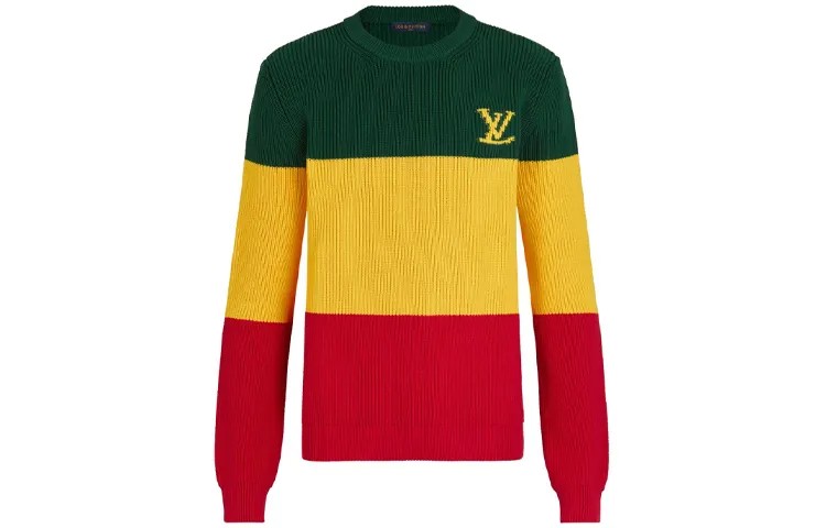 Новые квартальные продукты LV Sweater Men Multicolor Louis Vuitton, цвет Multicolor