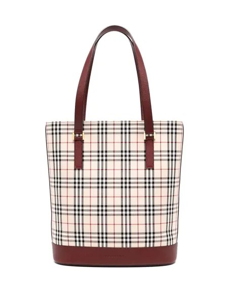 Burberry Pre-Owned сумка-тоут в клетку House Check