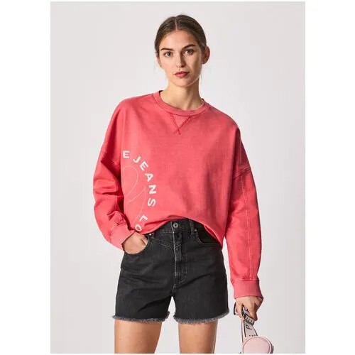 Пуловер для женщин, Pepe Jeans London, модель: PL581201, цвет: красный, размер: XS