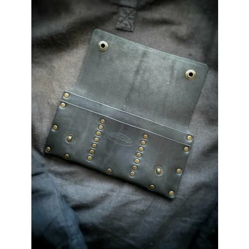 Кошелек SOZDASHEV Hand Made, фактура гладкая, черный