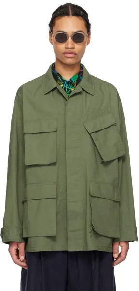 Хаки Куртка BDU Engineered Garments, цвет Olive