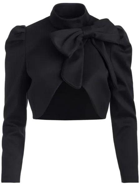 Alice + olivia укороченная куртка Addison, черный