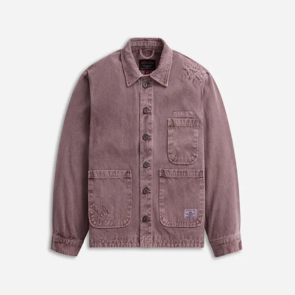Пальто из хлопка для повседневной носки Alpha Industries, розовый