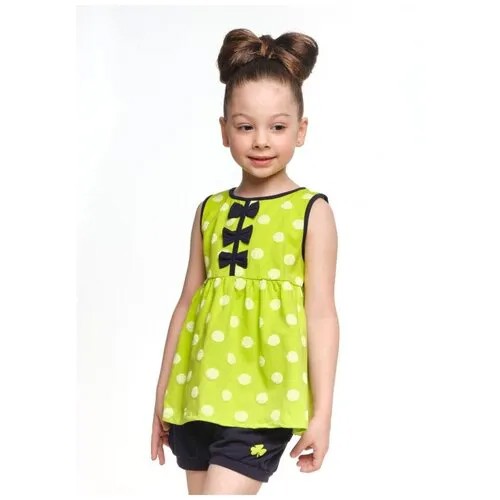 Платье Mini Maxi, размер 110, зеленый