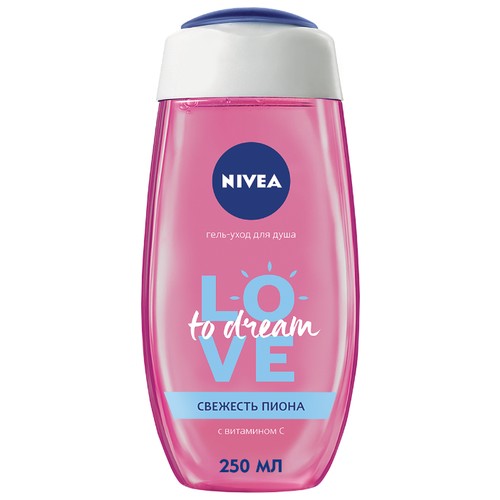 Гель-уход для душа Nivea Свежесть Пиона, 250 мл